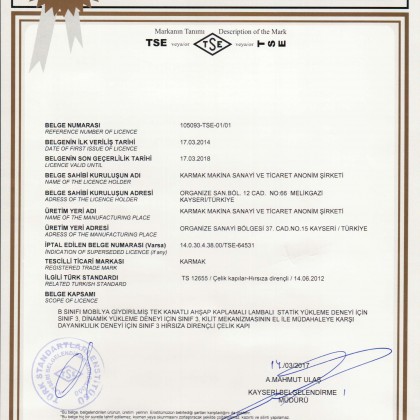 2 celik kapi belgeleri fotograflari karmak